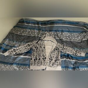 Ariat Black and Cream Cozy Cardigan